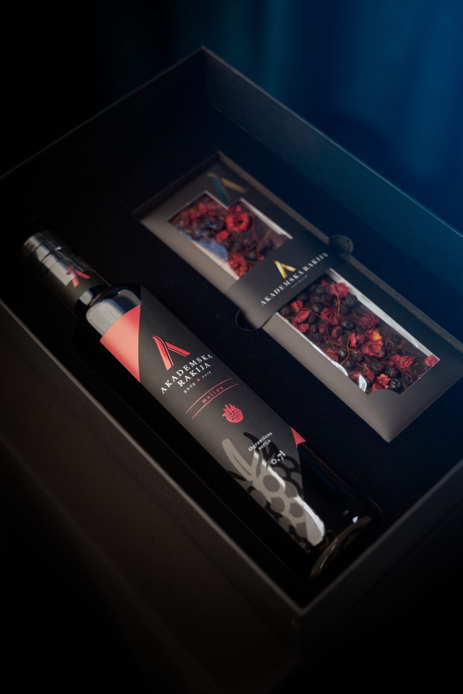 Set za Dame - Liker malina + Čokolada